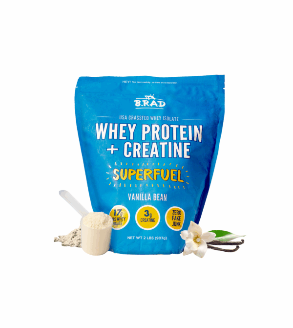 B.rad Grassfed Whey Protein Isolate + Creatine Superfuel