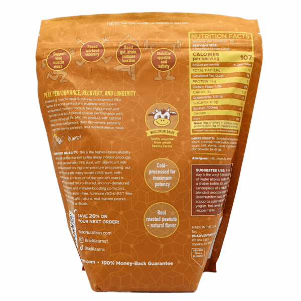 B.rad Grassfed Whey Protein Isolate + Creatine Superfuel - Available in 4 Delicious Flavors! - Image 8