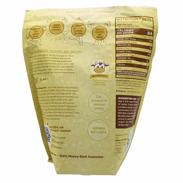 B.rad Grassfed Whey Protein Isolate + Creatine Superfuel - Available in 4 Delicious Flavors! - Image 7